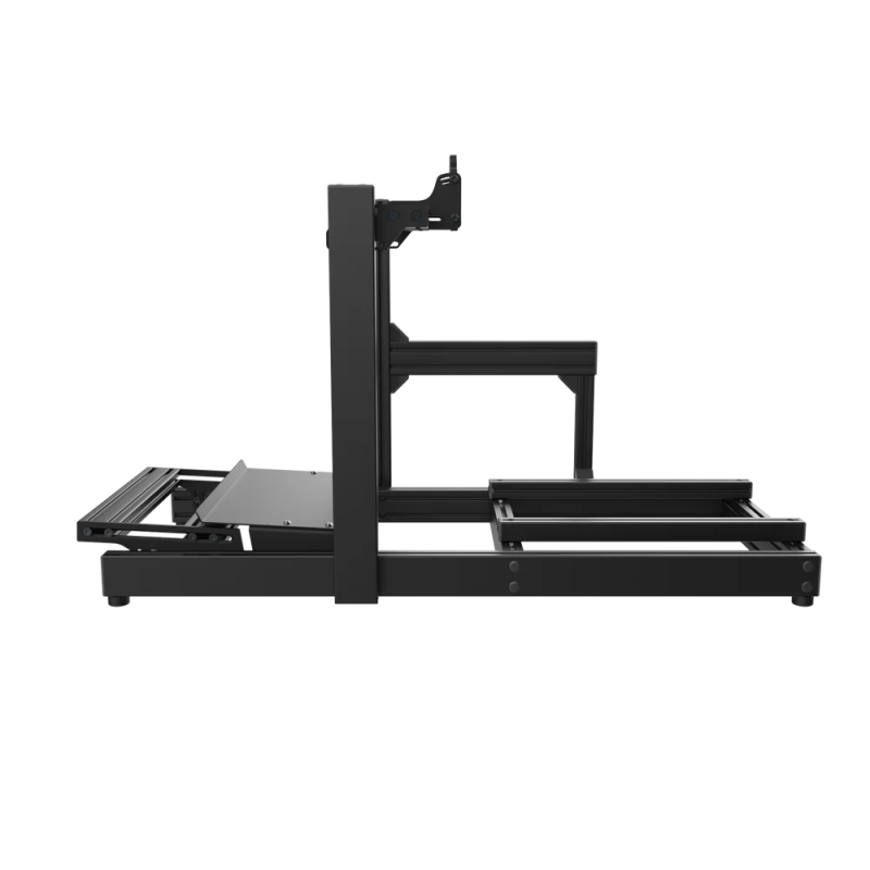 ASR 3 Flat Face sim racing chassis – straight front view on transparent background.