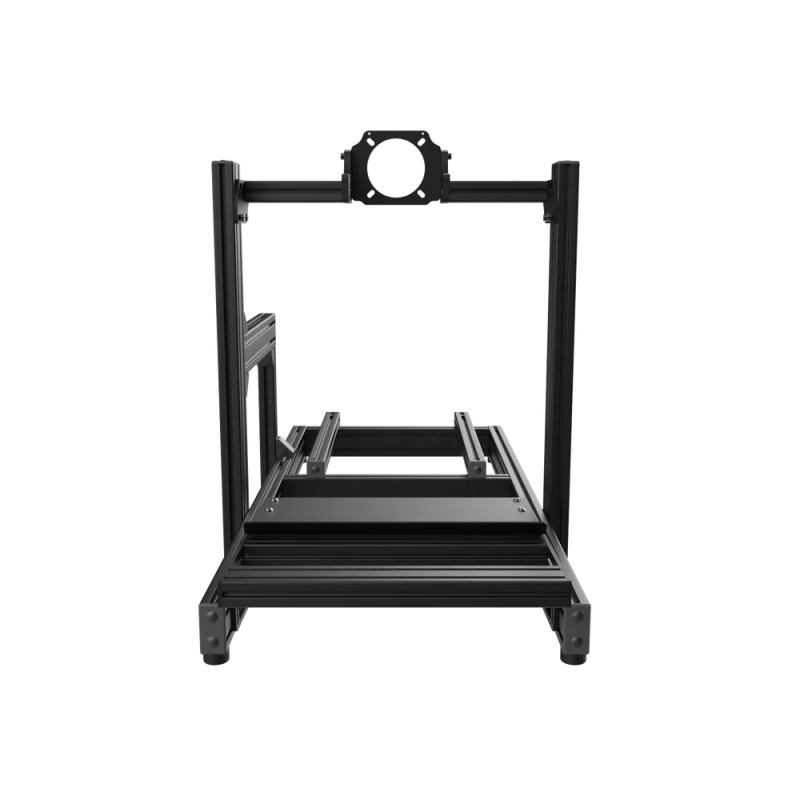 ASR 3 Flat Face sim racing chassis – side view on transparent background.