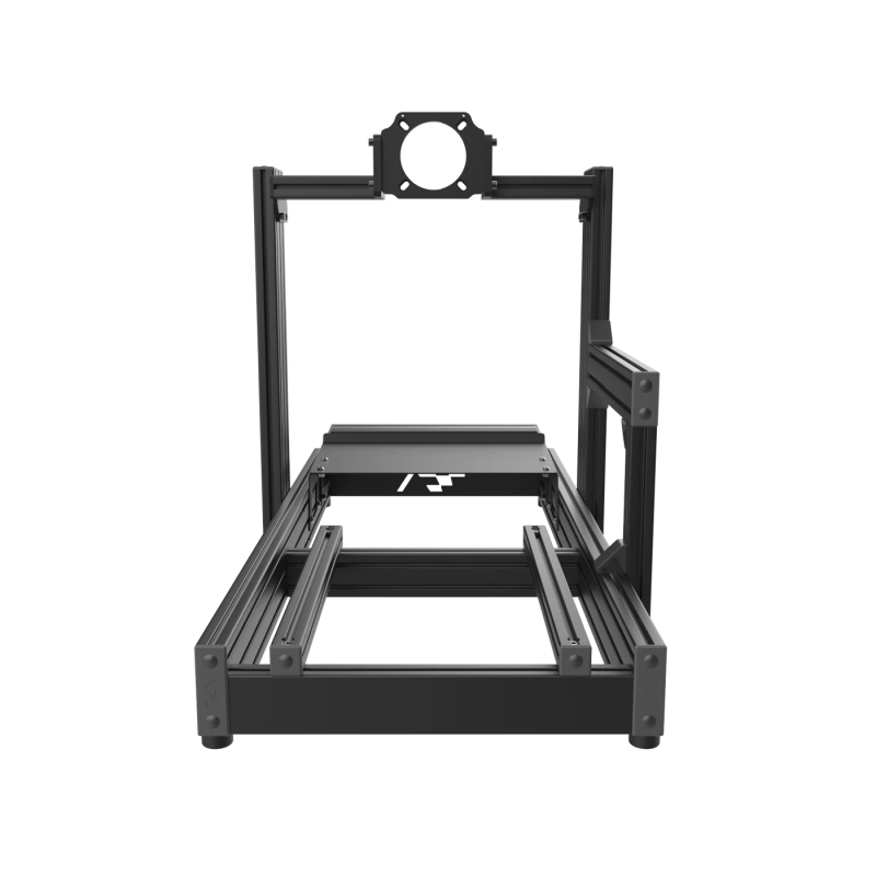 ASR 4 Flat Face sim racing chassis – full rear view on transparent background.