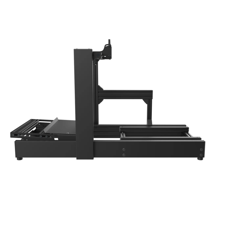 ASR 4 Flat Face sim racing chassis – side view on transparent background.