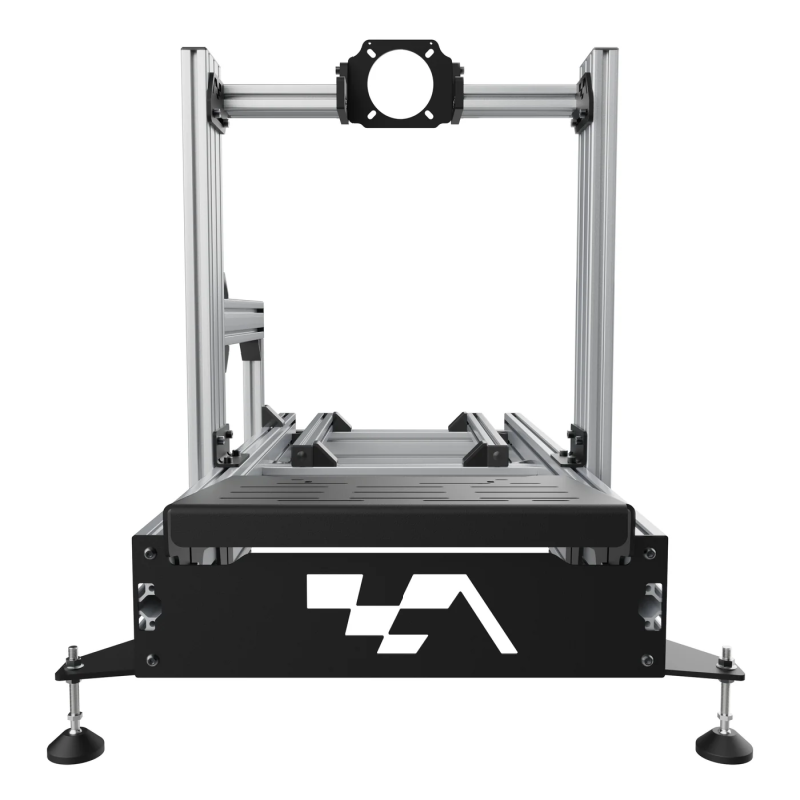 ASR 6 Legacy Edition sim racing chassis – straight front view on neutral background.