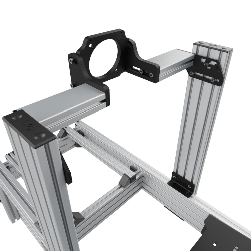ASR 6 Legacy Edition sim racing chassis – close-up view of the wheel deck, neutral background.