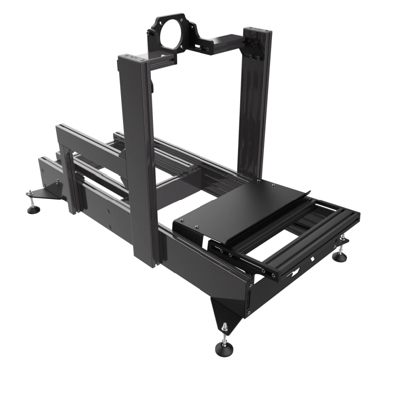 Advanced SimRacing ASR-Pro Racing Simulator Chassis in Infinite Black – aluminum sim racing cockpit frame