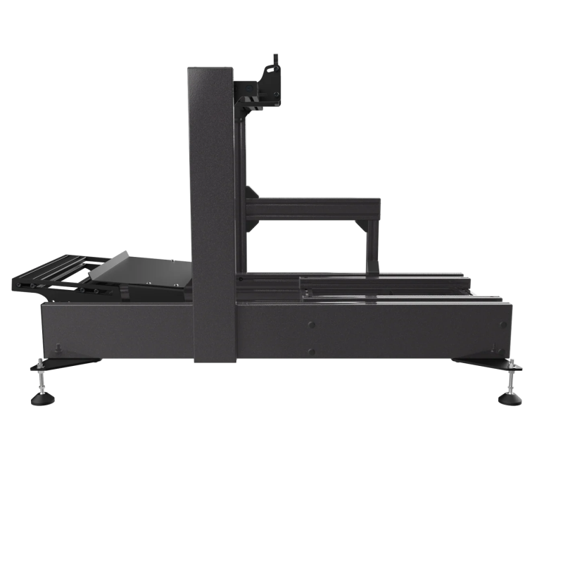 Side profile of ASR-Pro Racing Simulator Frame with flat-face aluminum profile