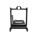 ASR 3 Flat Face sim racing chassis – side view on transparent background.