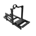 ASR 3 Flat Face sim racing chassis – 3/4 front view on transparent background.