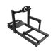ASR 3 Flat Face sim racing chassis – 3/4 side view on transparent background.