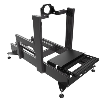 Advanced SimRacing ASR-Pro Racing Simulator Chassis in Infinite Black – aluminum sim racing cockpit frame