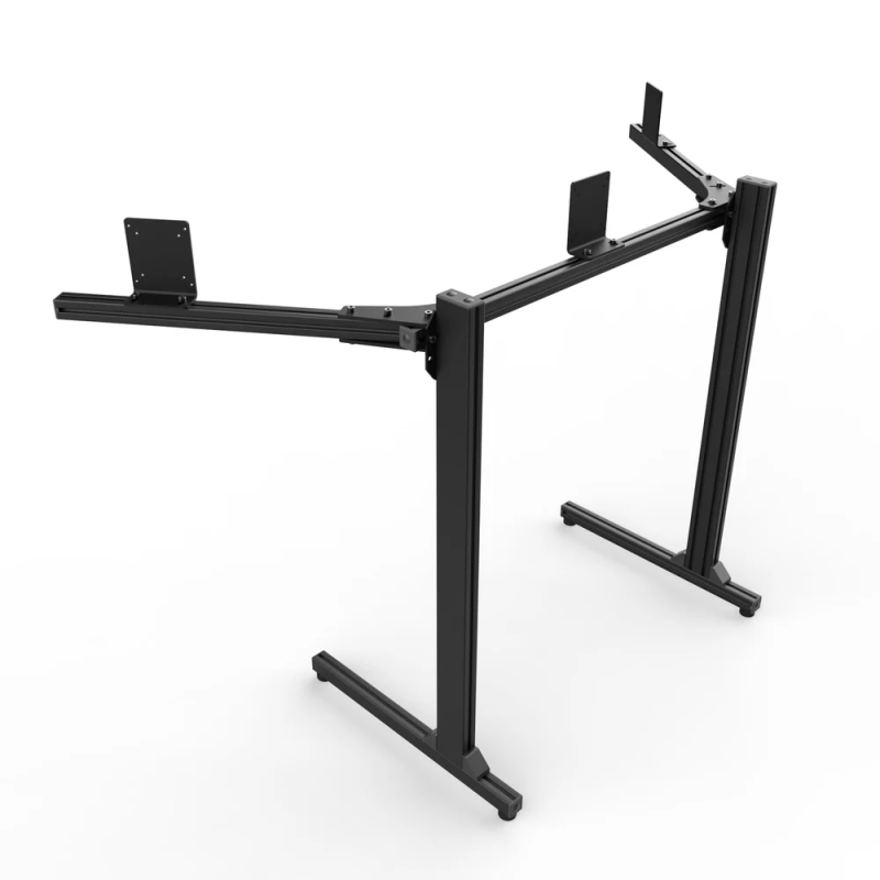 ASR Triple 32 Monitor Stand – 3/4 side view on neutral background.